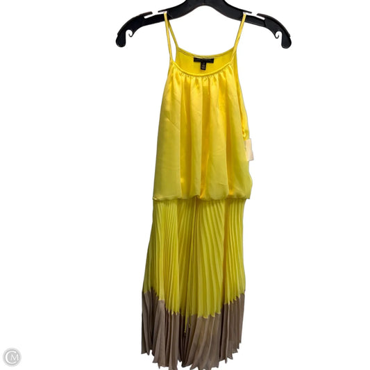 Dress Party Midi By Clothes Mentor In Yellow, Size: S