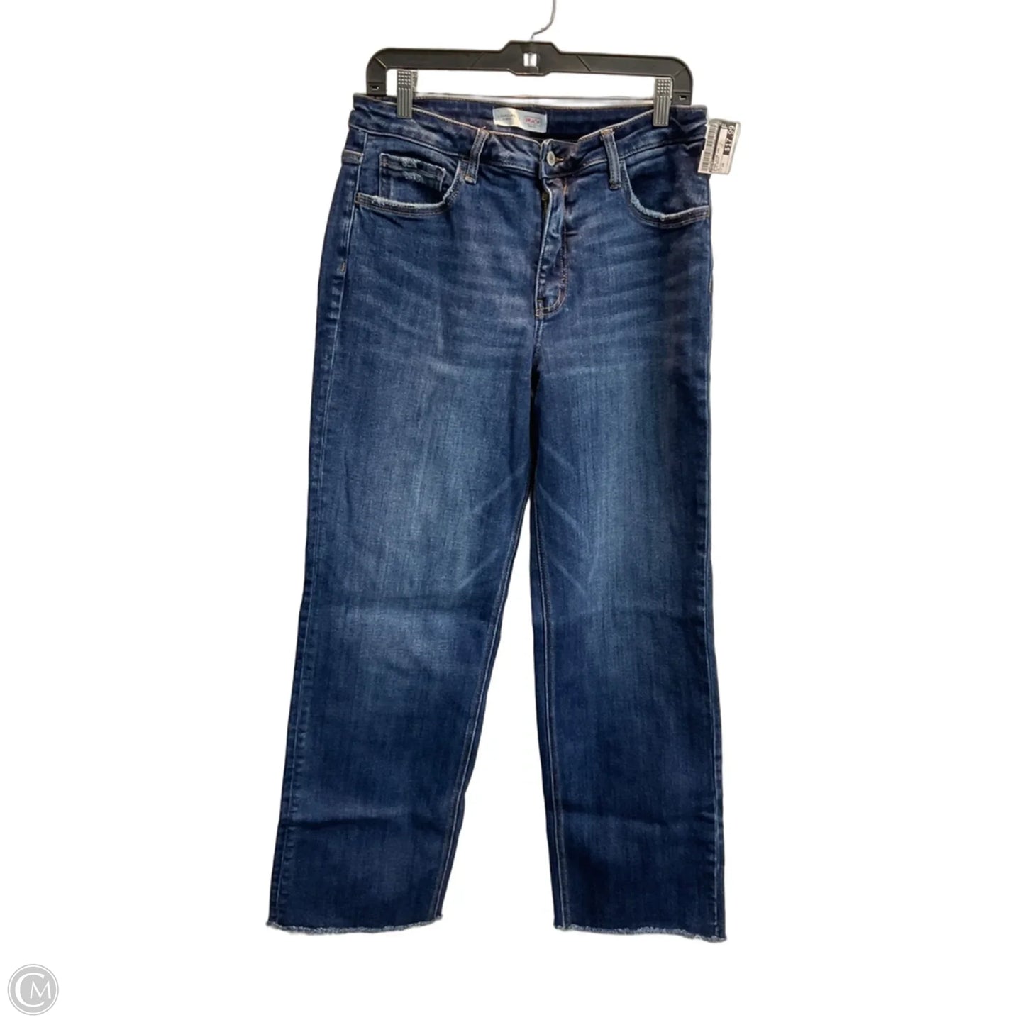 Jeans Wide Leg By Vervet In Blue Denim, Size: 14