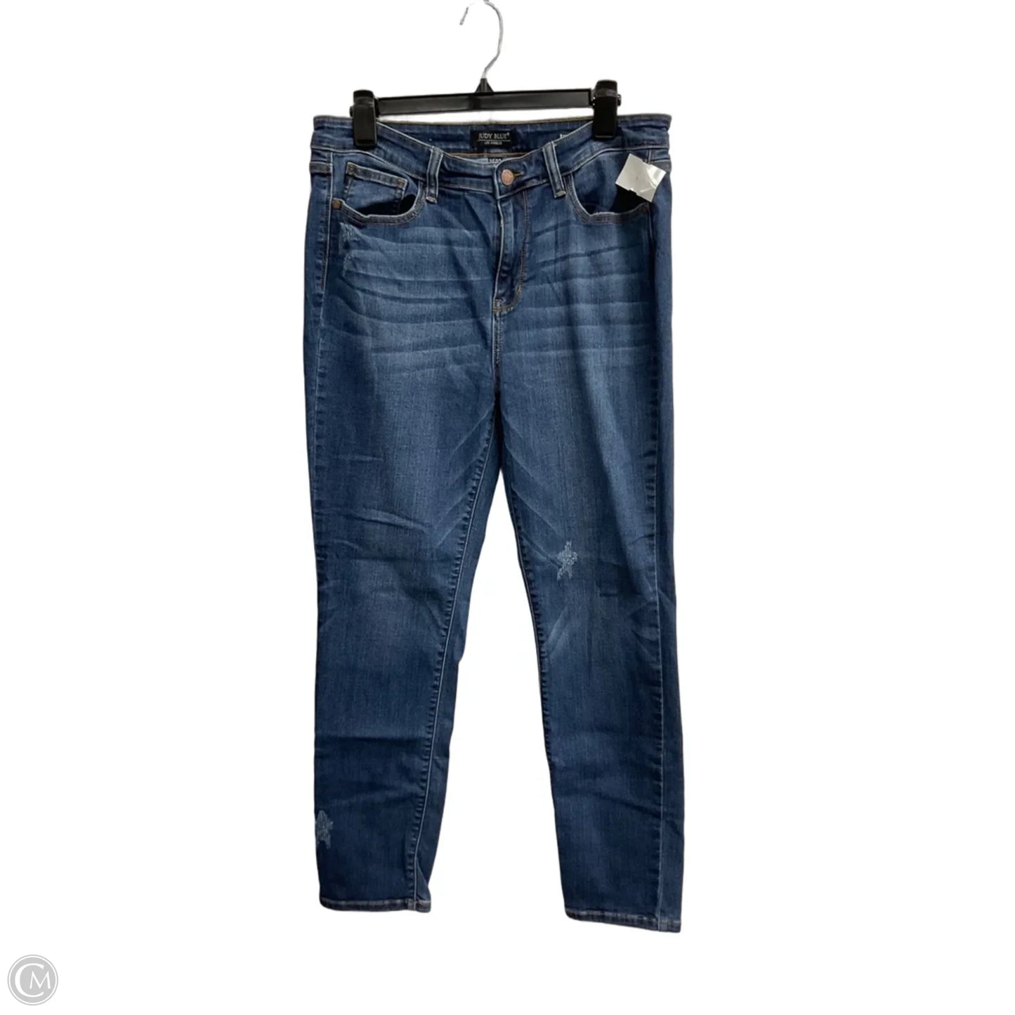 Jeans Skinny By Judy Blue In Blue Denim, Size: 14