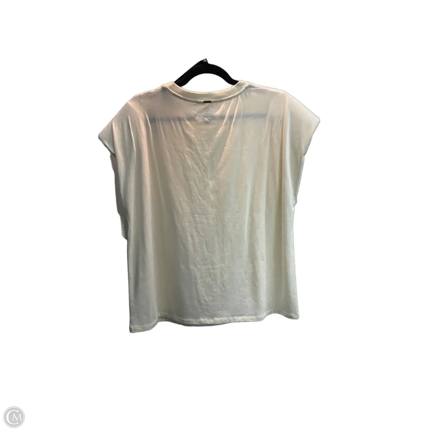 Top Sleeveless By Clothes Mentor In Cream, Size: L