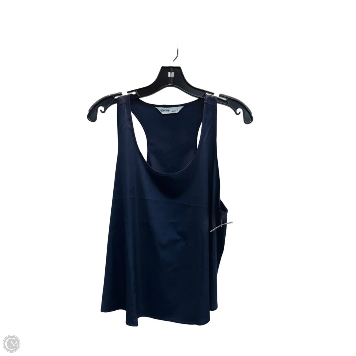 Top Sleeveless By Sonoma In Navy, Size: M