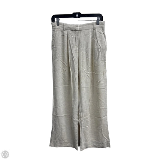 Pants Wide Leg By Abercrombie And Fitch In Tan, Size: 8