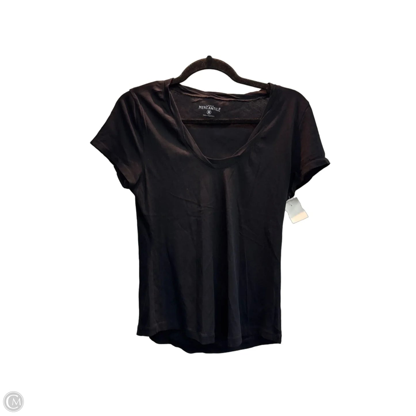 Top Short Sleeve By J. Crew In Black, Size: M