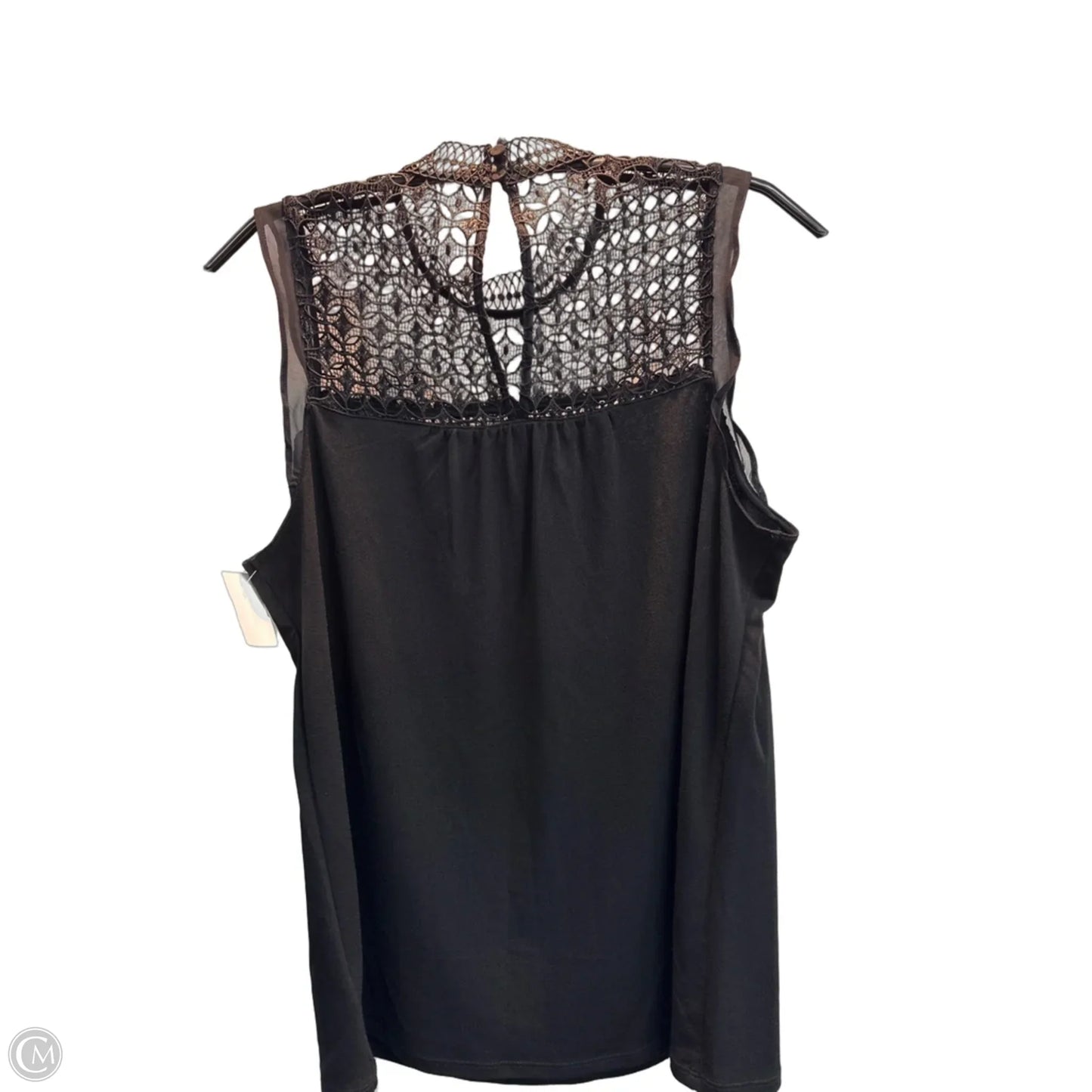 Top Sleeveless By Express In Black, Size: M