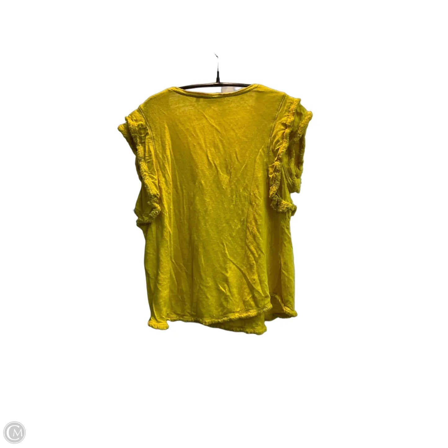 Top Sleeveless By Chicos In Gold, Size: Xl