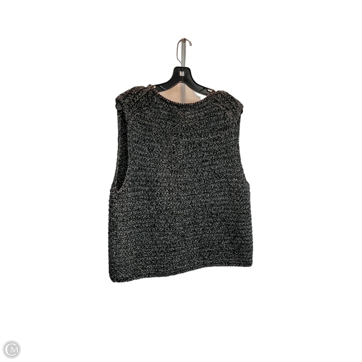 Top Sleeveless By Massimo Dutti In Black, Size: L