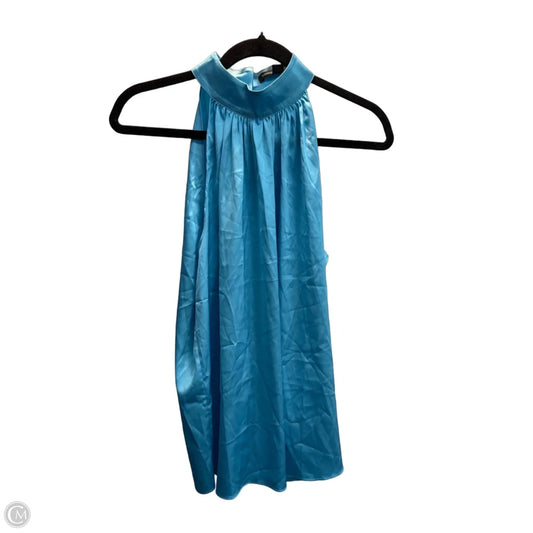 Top Sleeveless By Boston Proper In Blue, Size: M