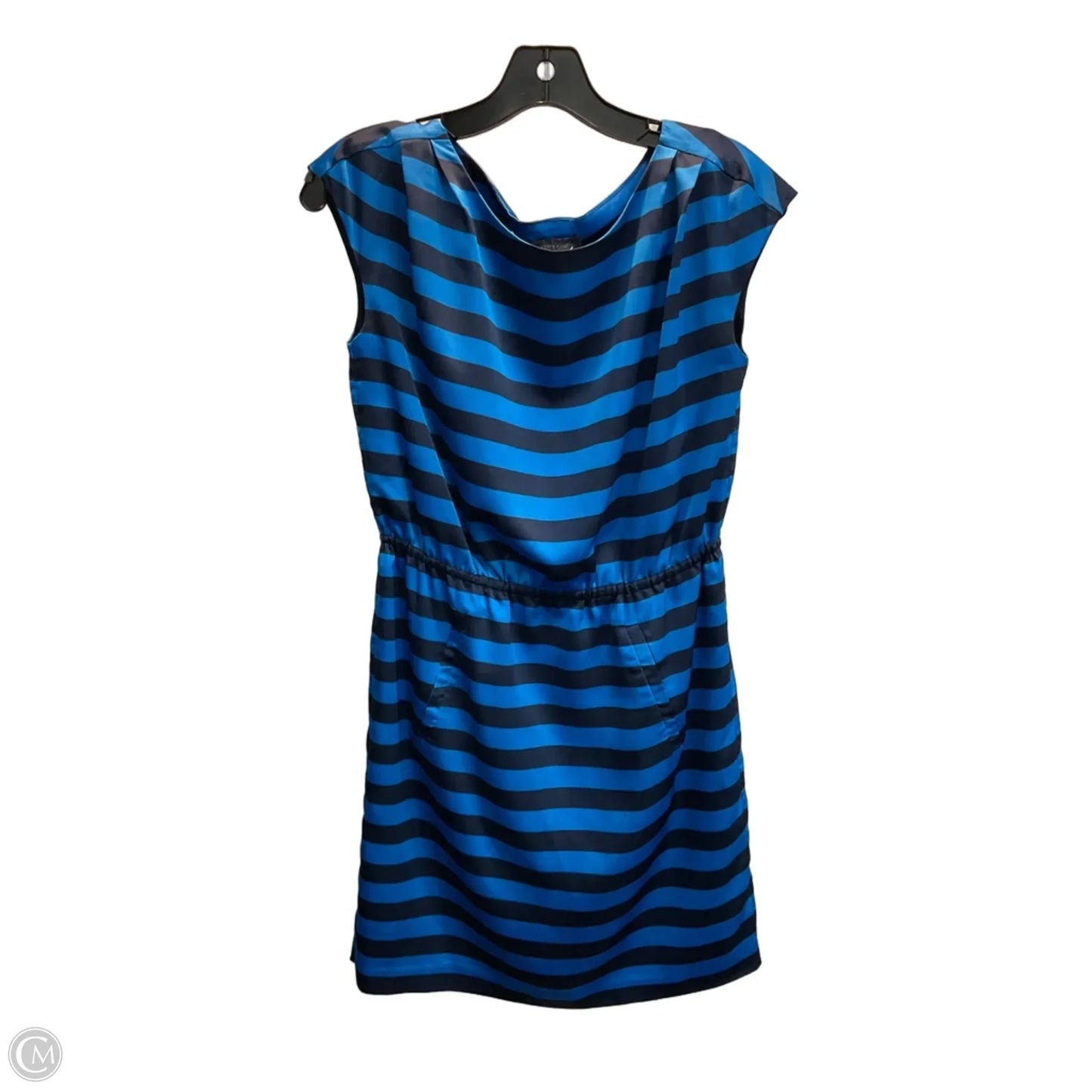 Dress Casual Midi By Vince Camuto In Striped Pattern, Size: Xs