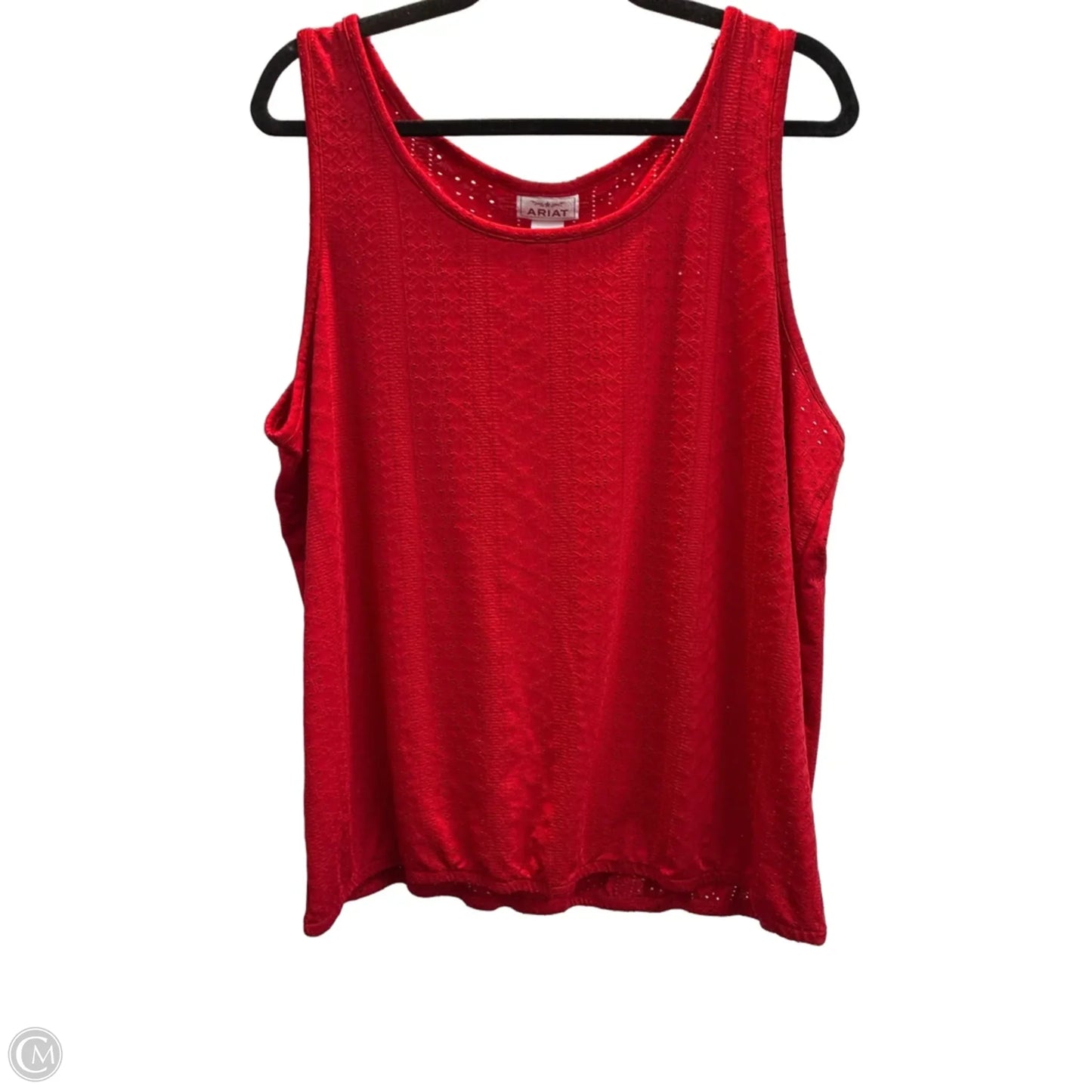 Tank Top By Ariat In Red, Size: Xxl