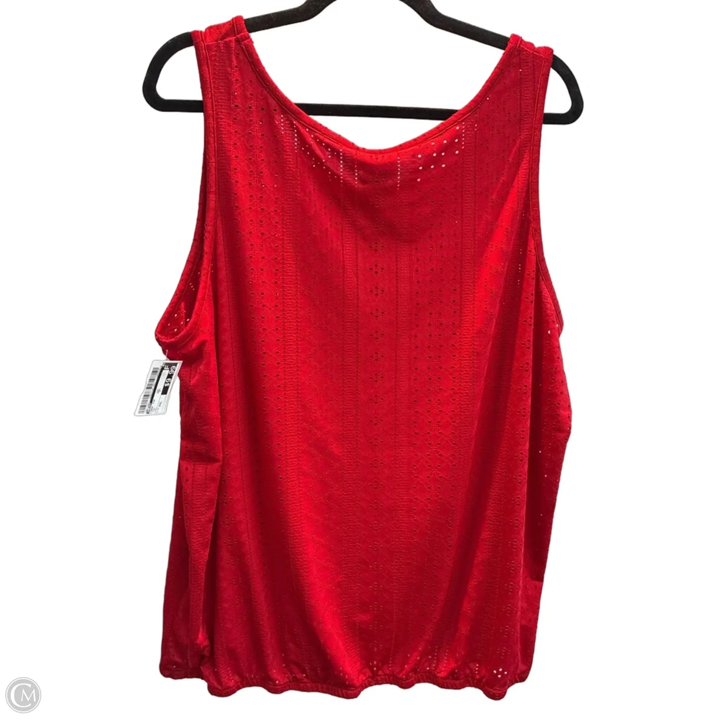 Tank Top By Ariat In Red, Size: Xxl