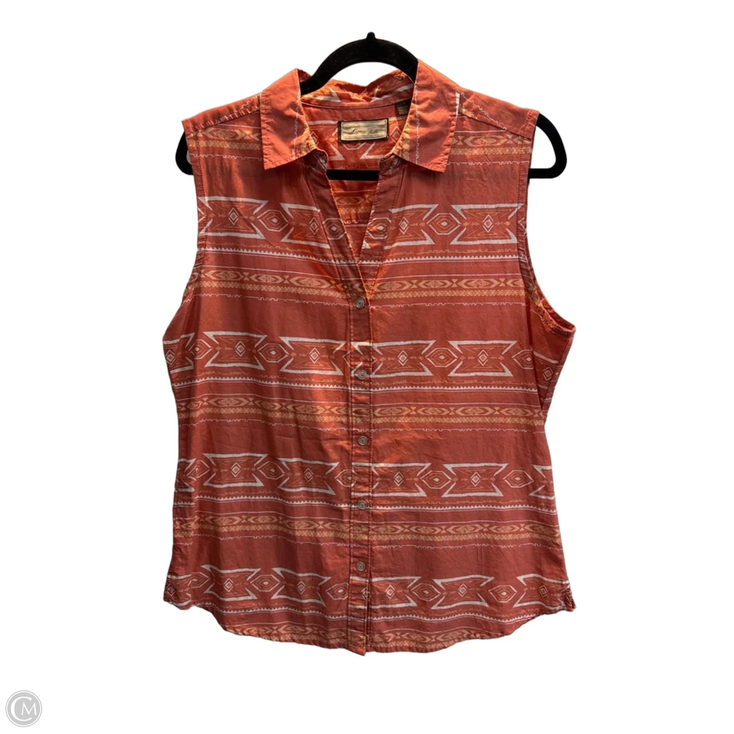 Top Sleeveless By Clothes Mentor In Pink, Size: L