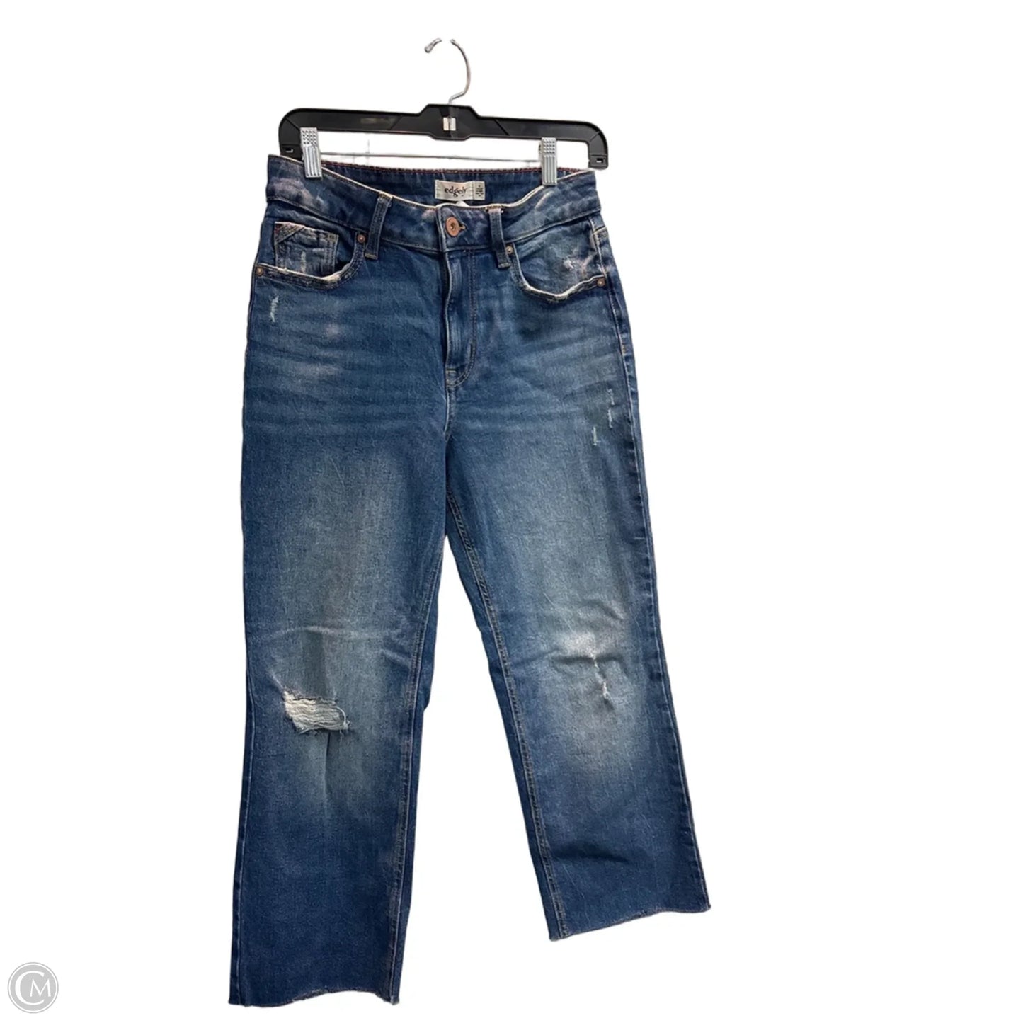 Jeans Boot Cut By Edgely In Blue Denim, Size: 6