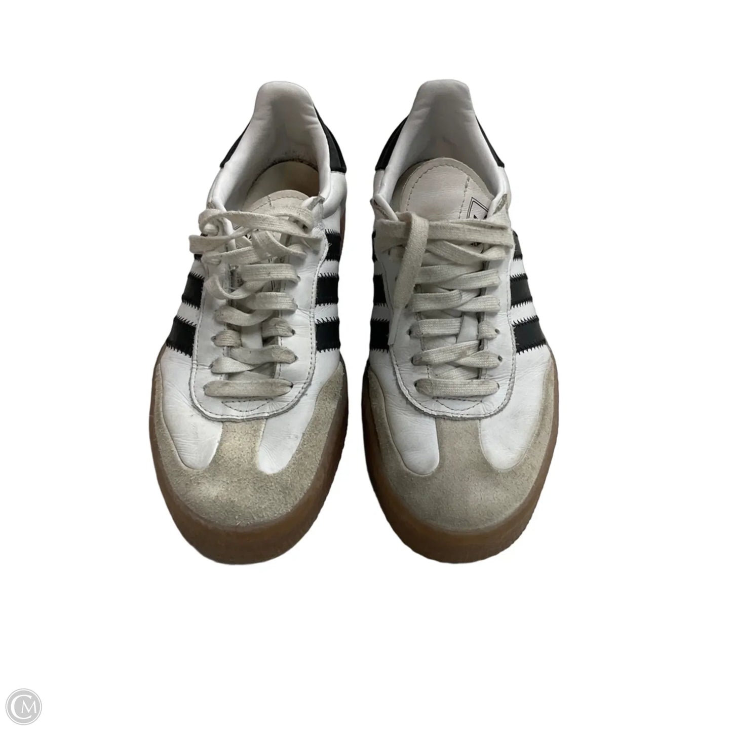 Shoes Sneakers By Adidas In Black & White, Size: 8.5