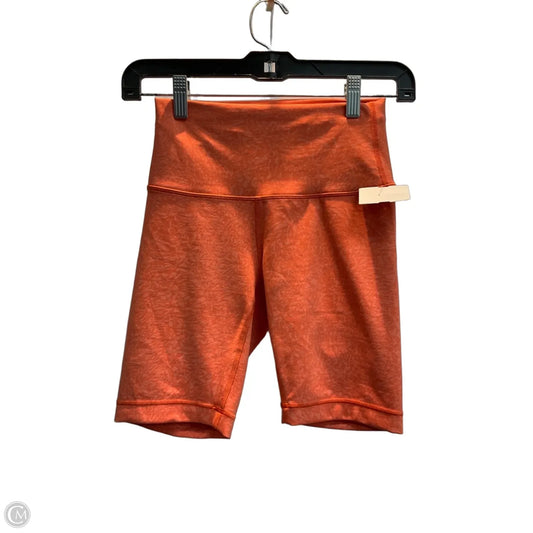 Athletic Shorts By Lululemon In Orange, Size: S