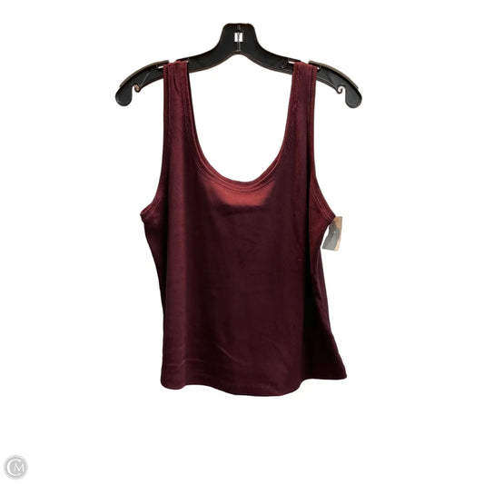 Tank Top By Wild Fable In Maroon, Size: Xxl