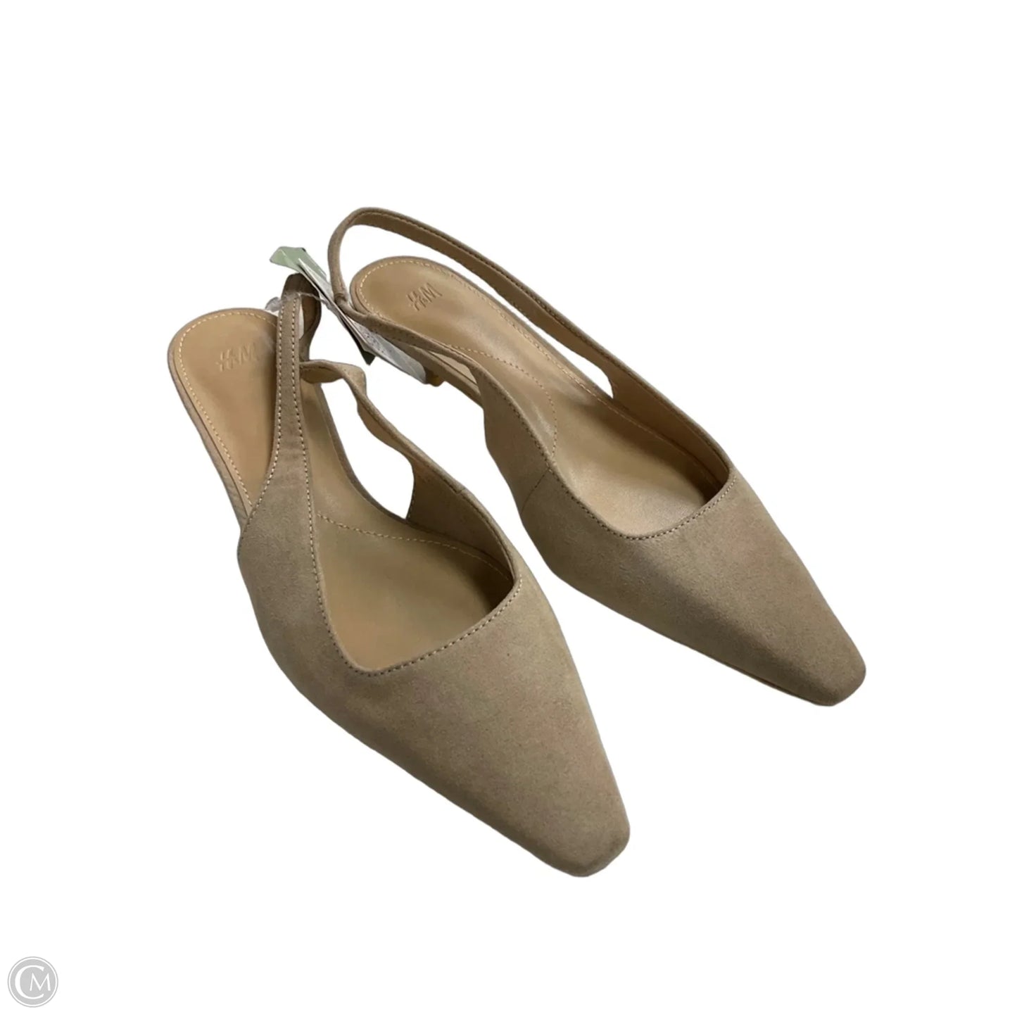 Shoes Heels Kitten By H&m In Tan, Size: 6