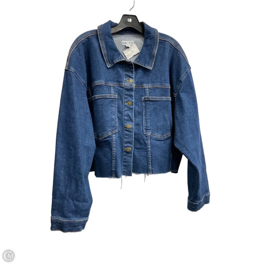 Jacket Denim By Ava & Viv In Blue Denim, Size: 2x