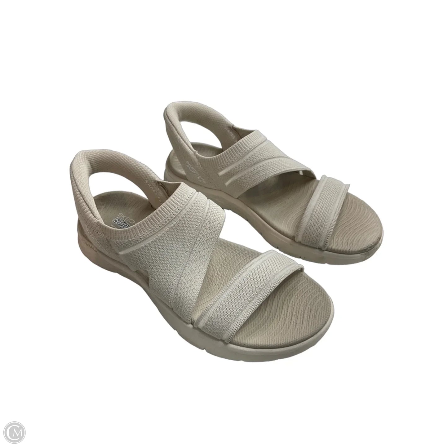Sandals Flats By Skechers In Taupe, Size: 9