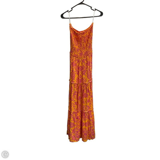 Dress Casual Maxi By Abel The Label In Orange & Pink, Size: M