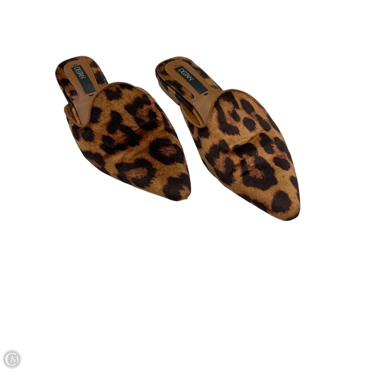 Shoes Flats By Clothes Mentor In Leopard Print, Size: 9.5