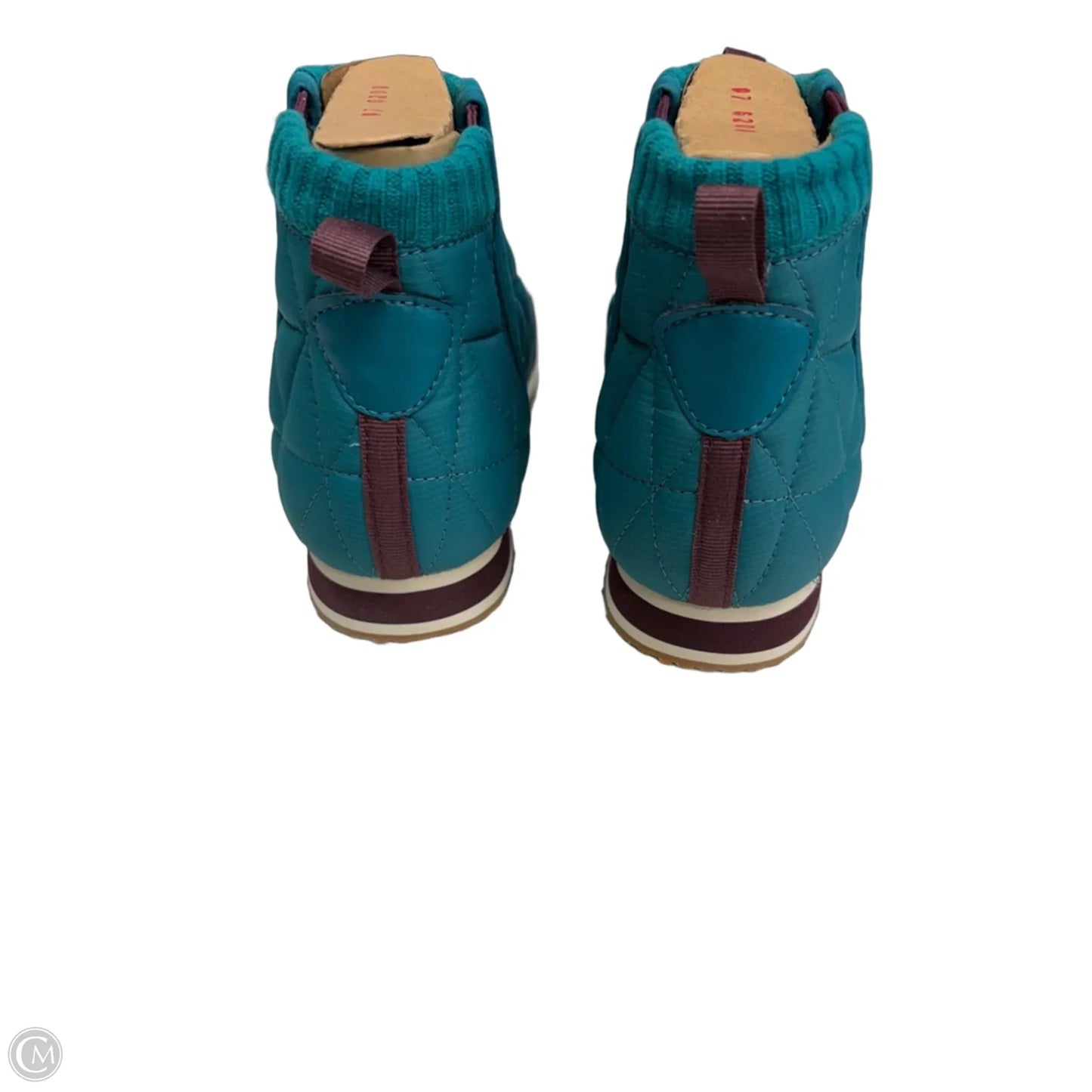 Boots Snow By Teva In Teal, Size: 7