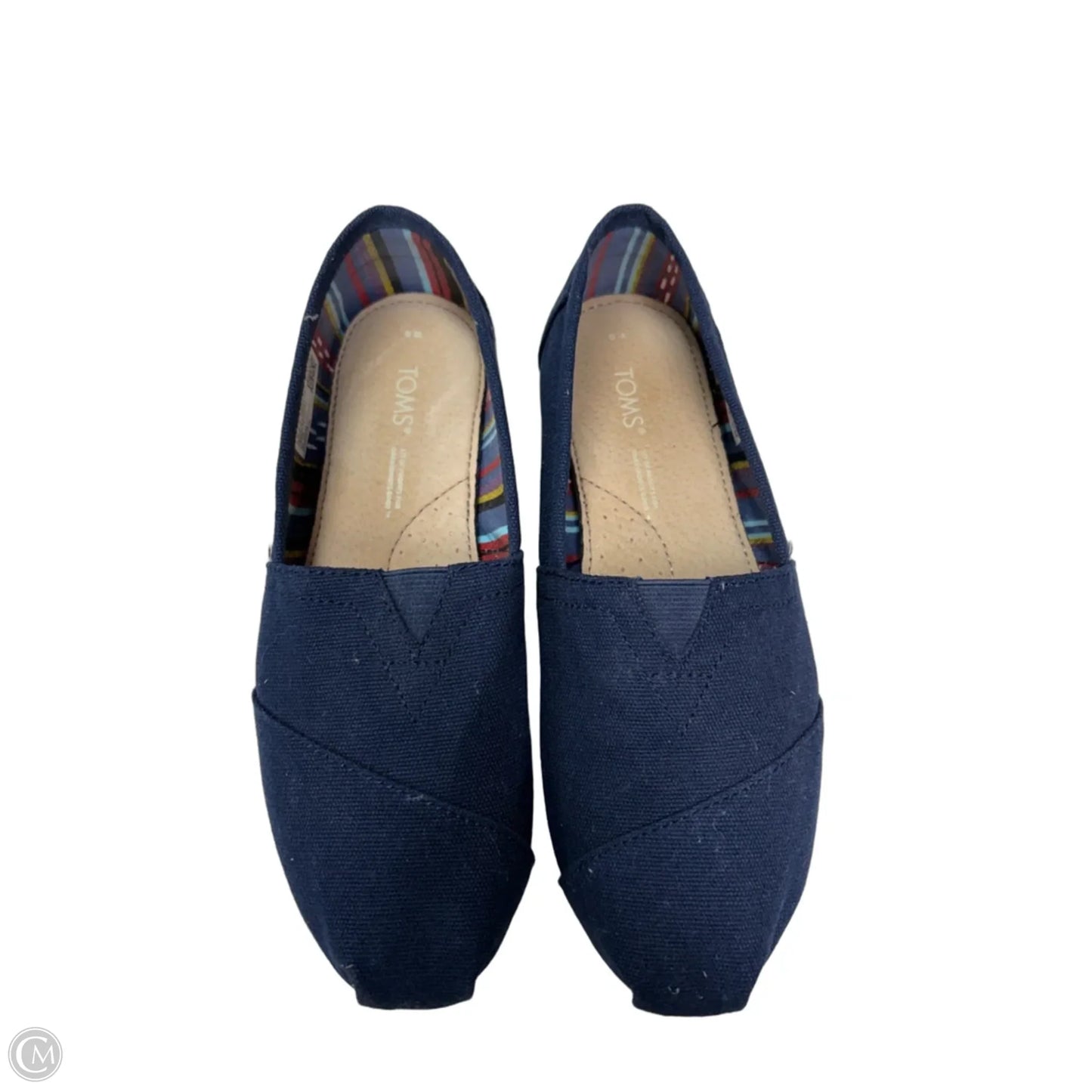 Shoes Flats By Toms In Navy, Size: 6