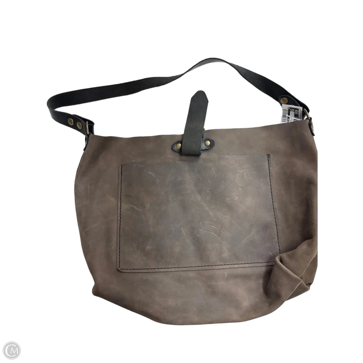 Tote Leather By Clothes Mentor, Size: Small