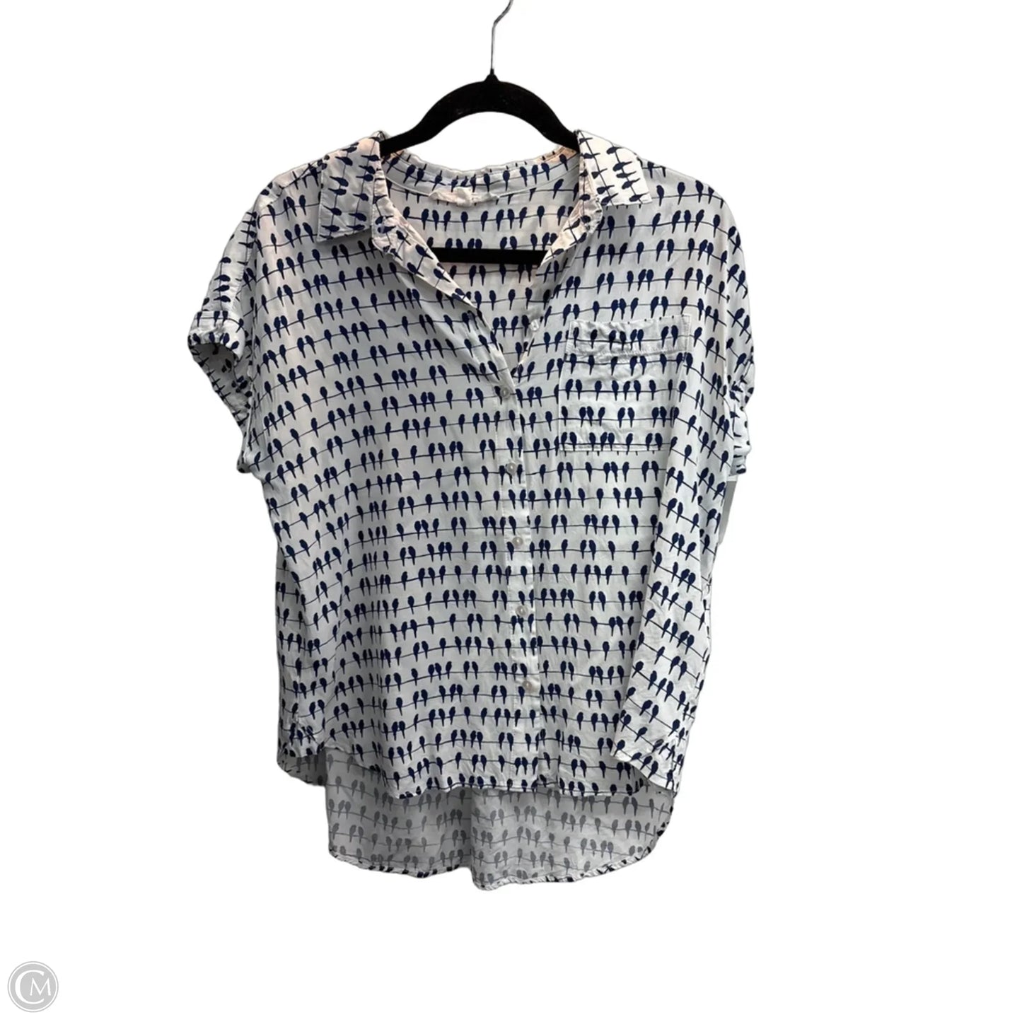 Top Short Sleeve By Jane And Delancey In Animal Print, Size: M