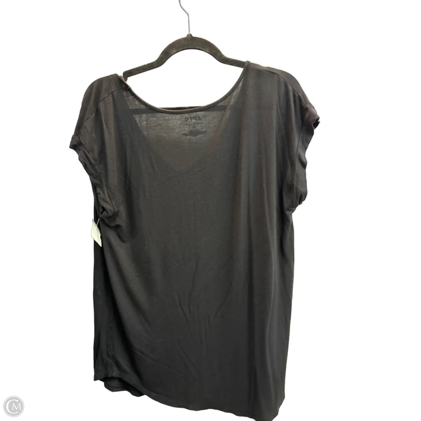 Top Sleeveless Basic By Apt 9 In Black, Size: M