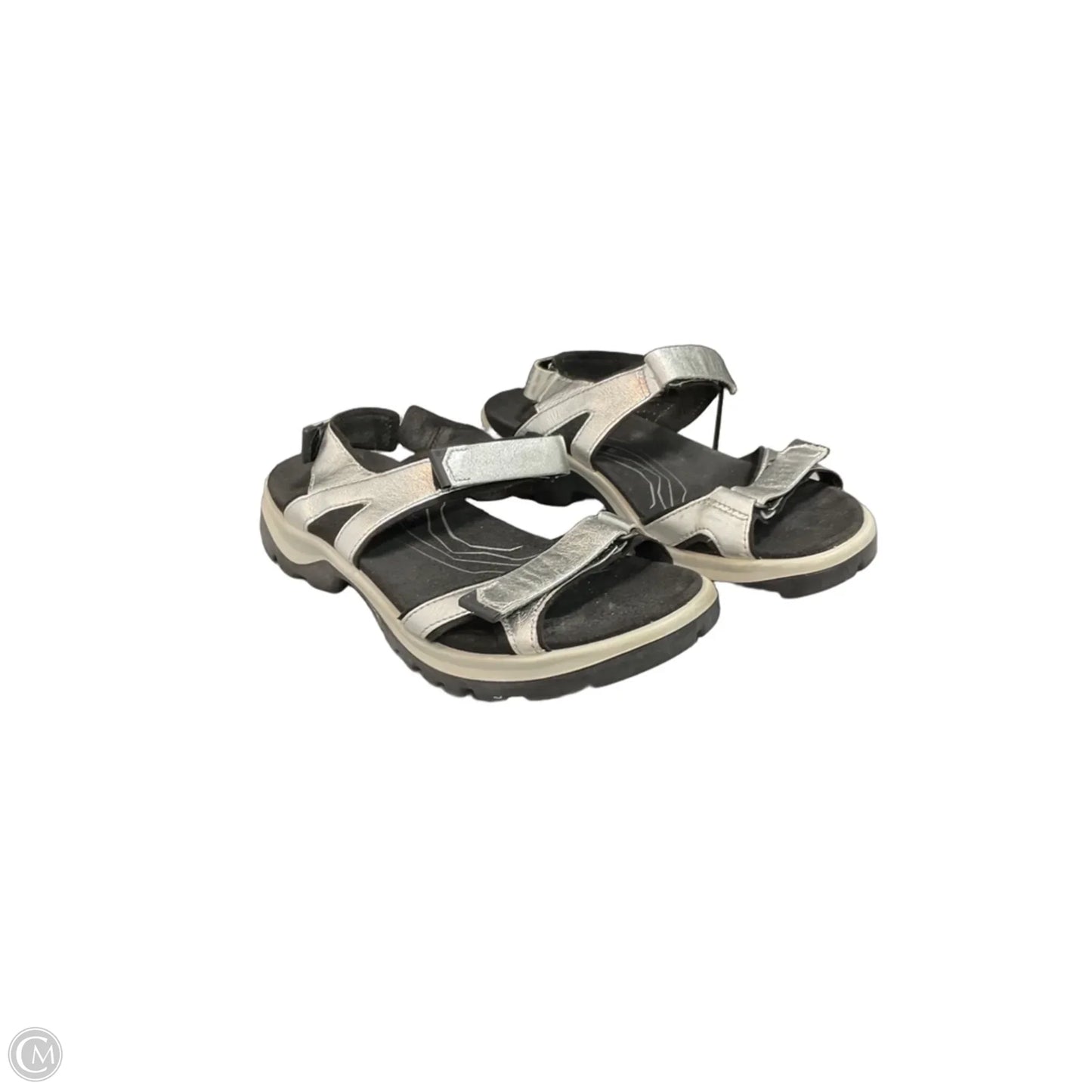 Sandals Sport By Ecco In Silver, Size: 8.5