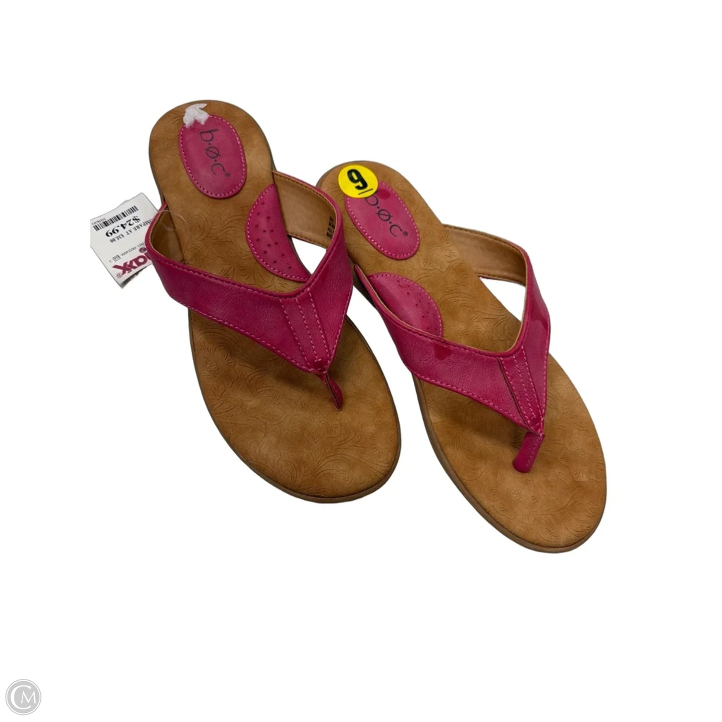 Sandals Flip Flops By Boc In Pink, Size: 9