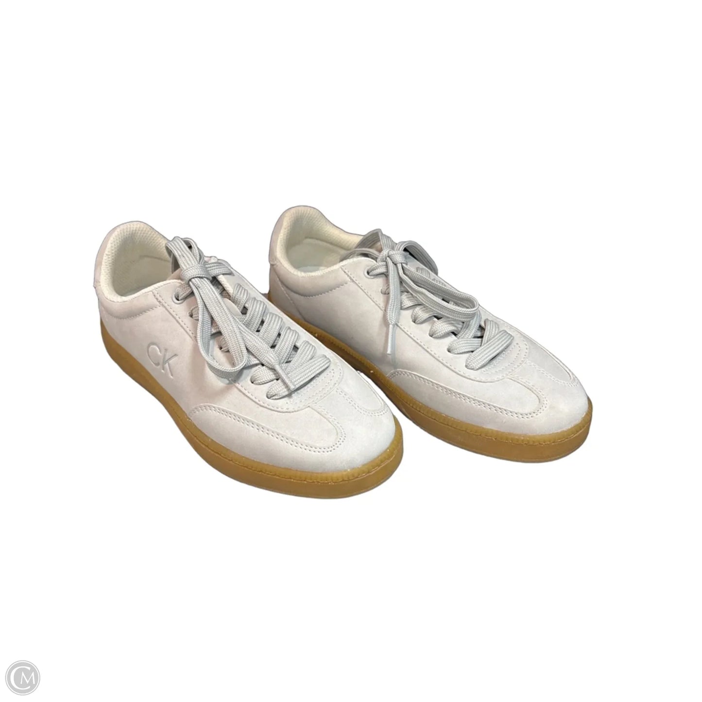 Shoes Sneakers By Calvin Klein In Grey, Size: 7