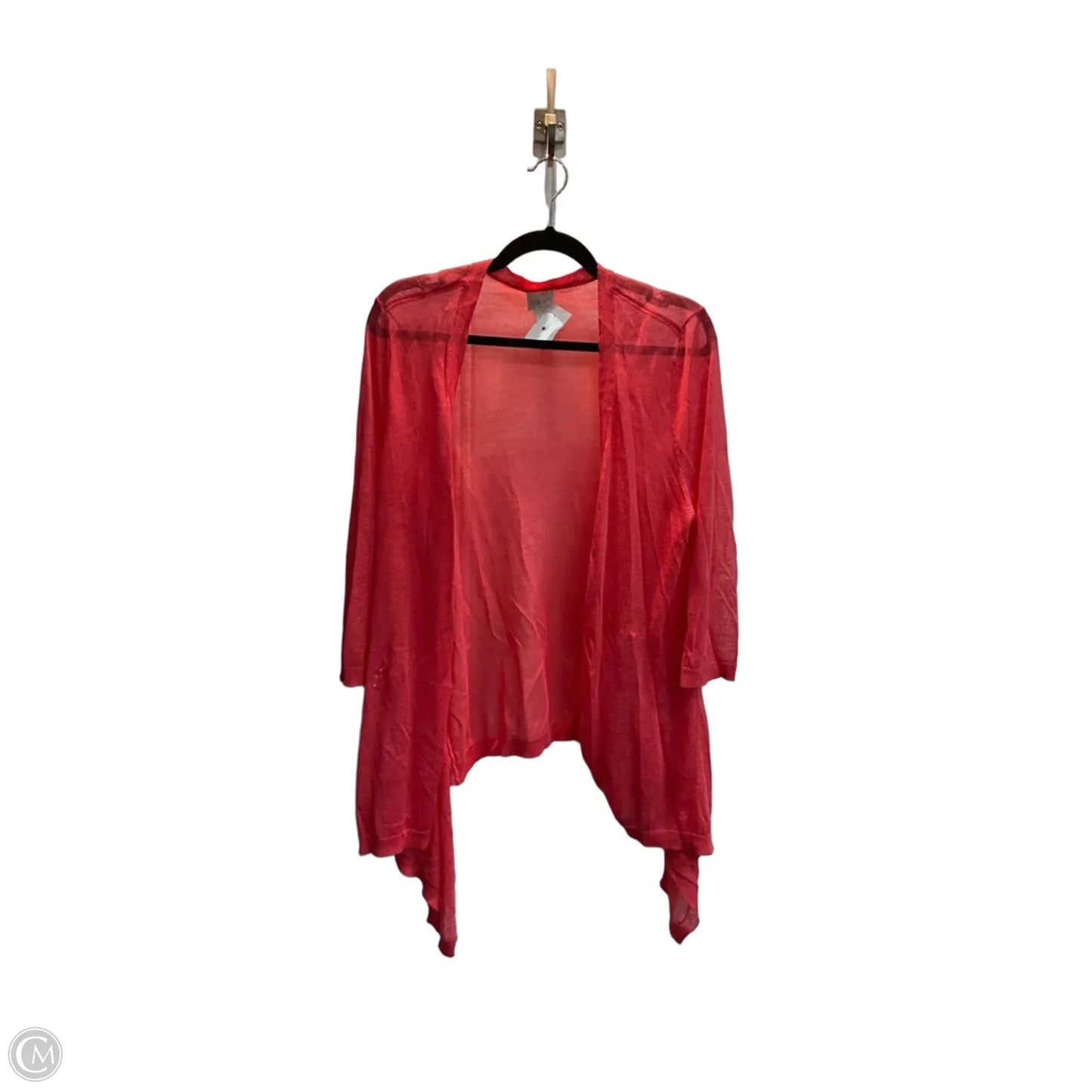 Cardigan By Chicos In Orange, Size: L