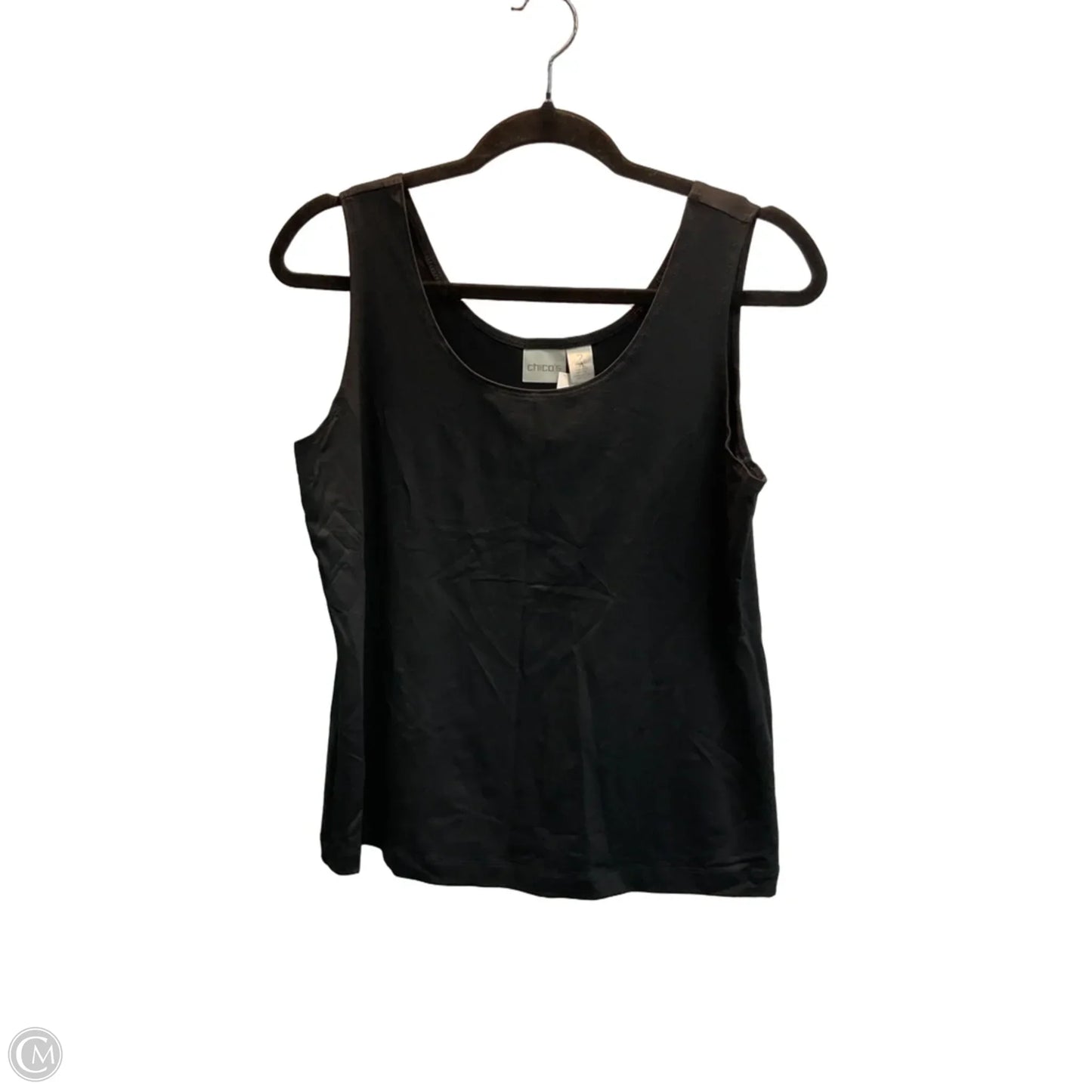 Top Sleeveless Basic By Chicos In Black, Size: L