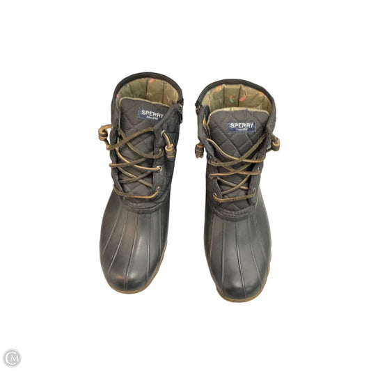 Boots Snow By Sperry In Black, Size: 9