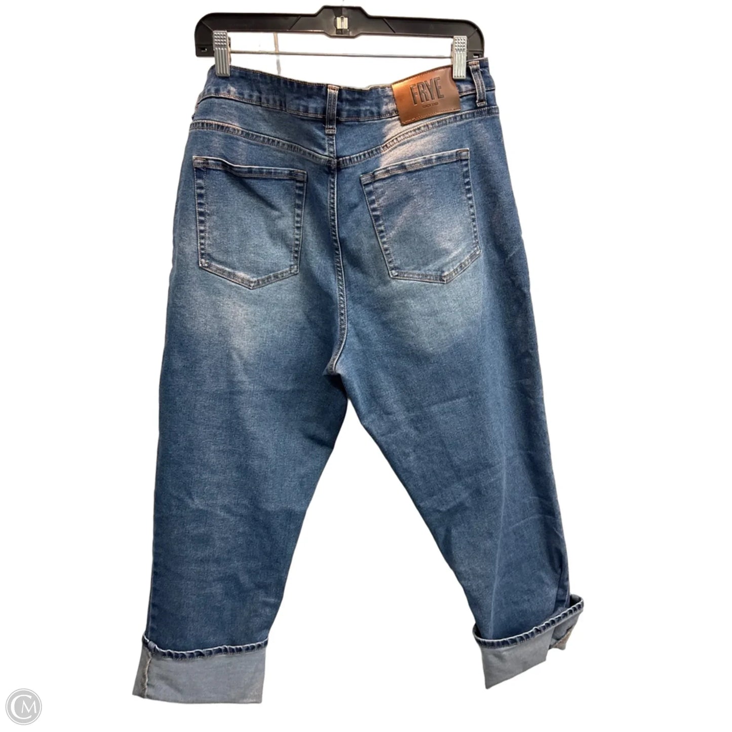 Jeans Designer By Frye In Blue Denim, Size: 12