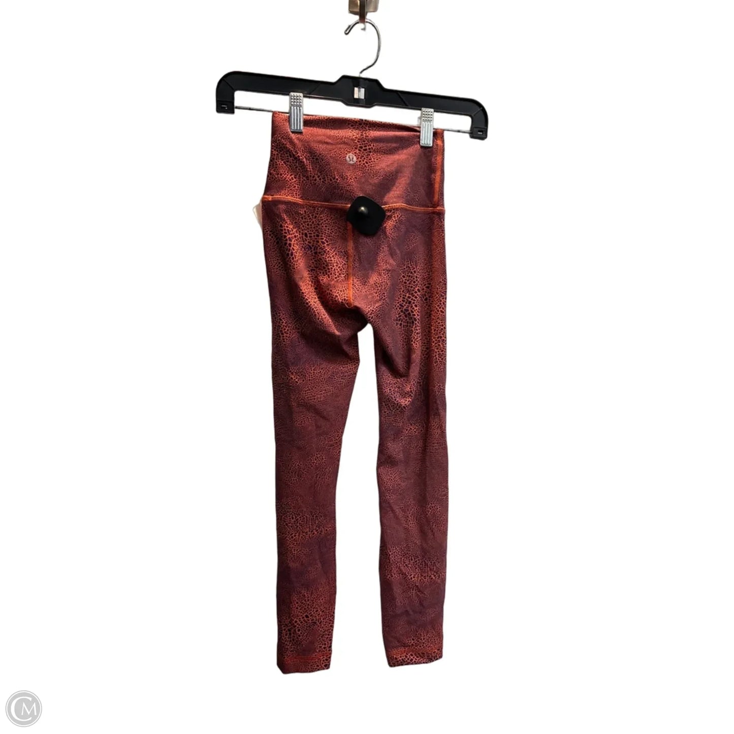 Athletic Capris By Lululemon In Snakeskin Print, Size: Xs