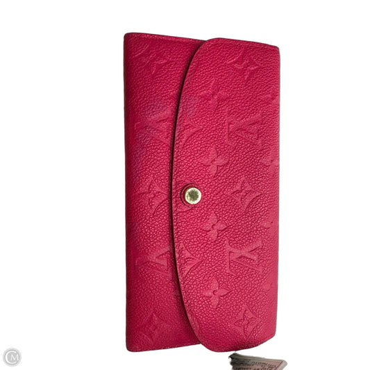 Wallet Luxury Designer By Louis Vuitton, Size: Medium