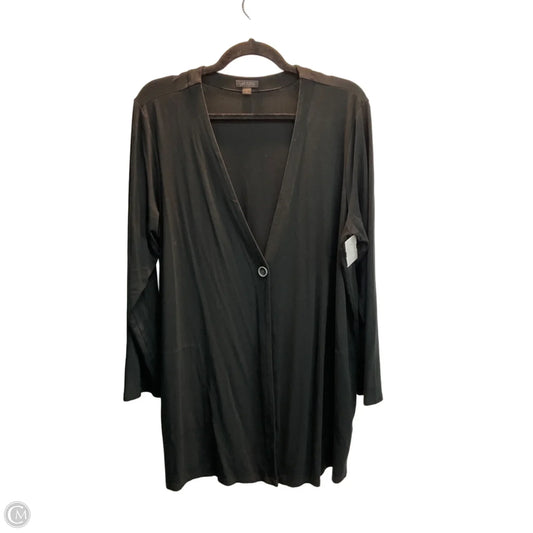 Cardigan By J. Jill In Black, Size: 1x