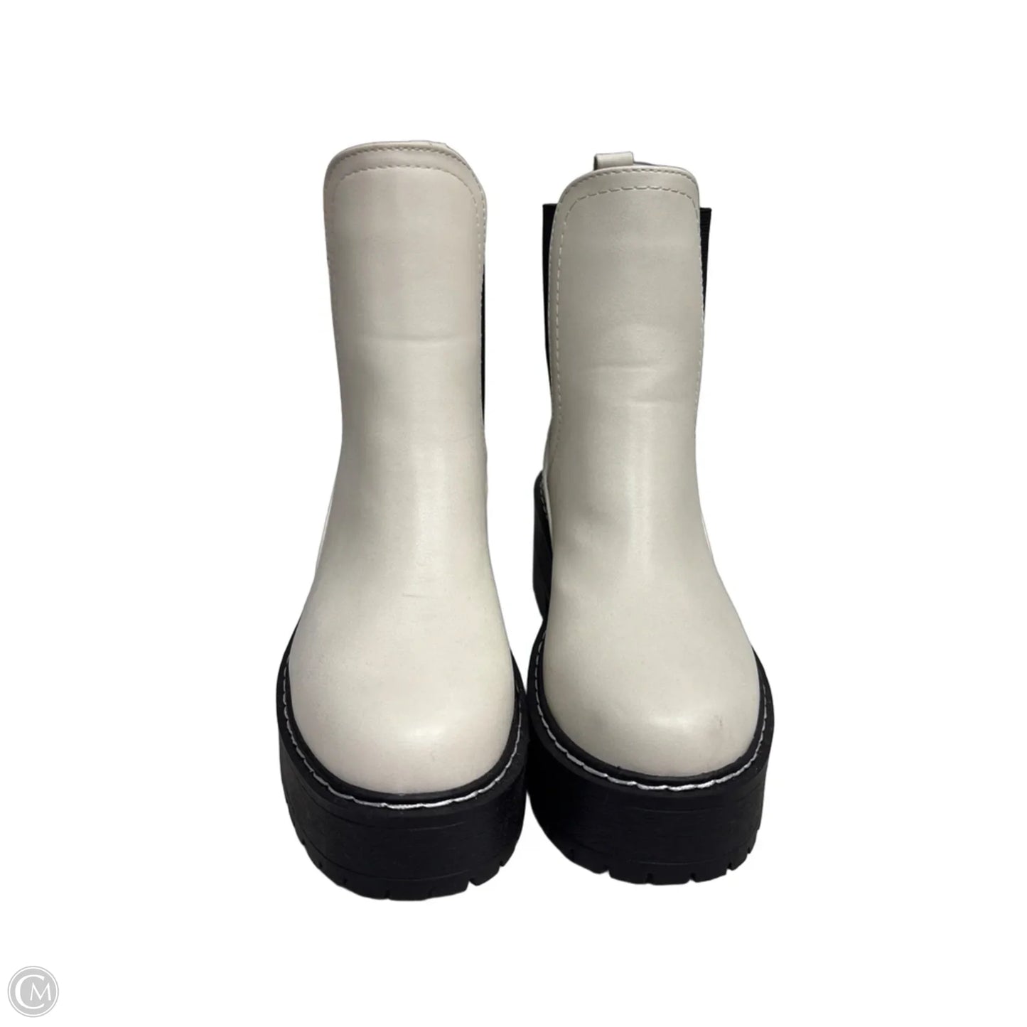 Boots Combat By Soda In White, Size: 7