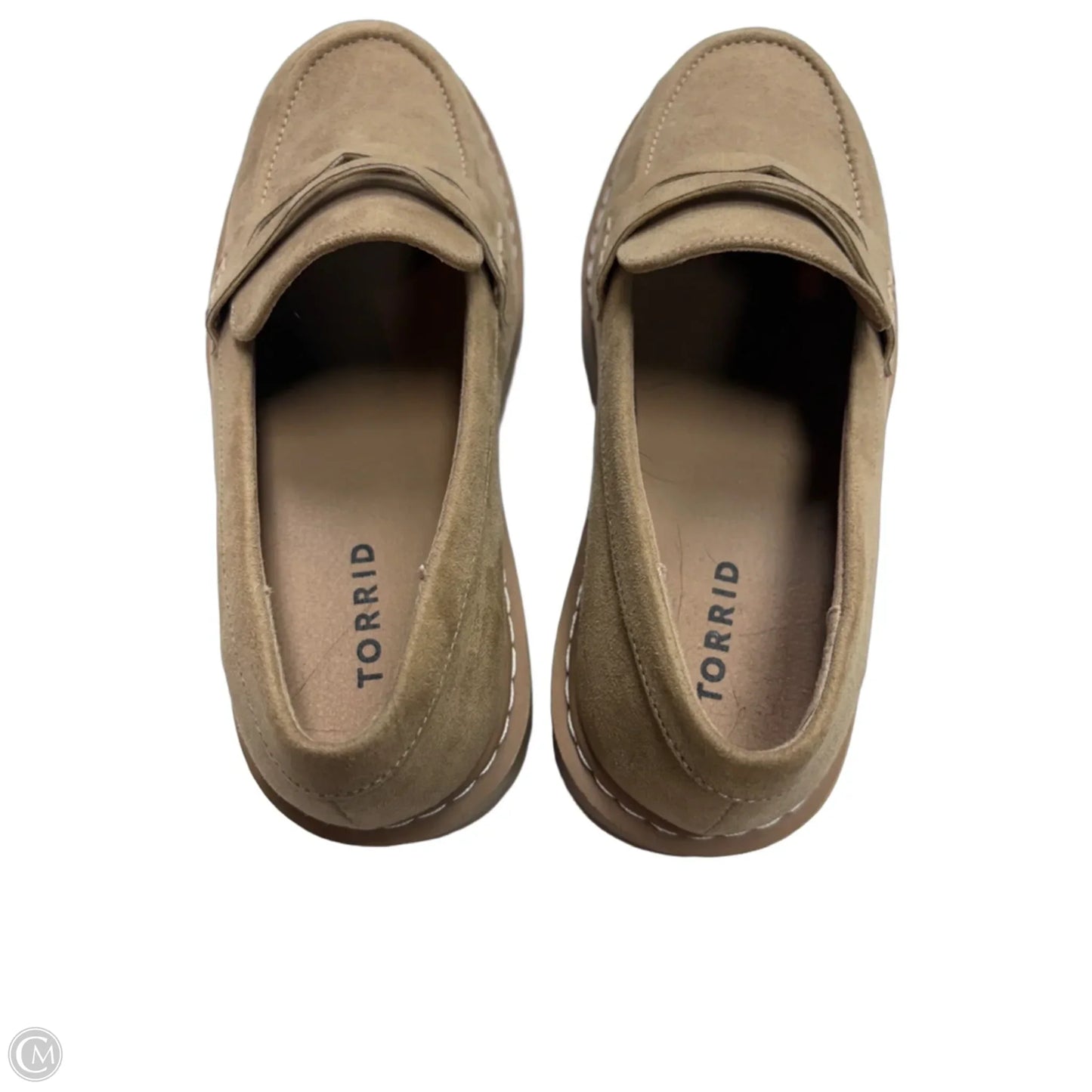 Shoes Heels Platform By Torrid In Tan, Size: 7