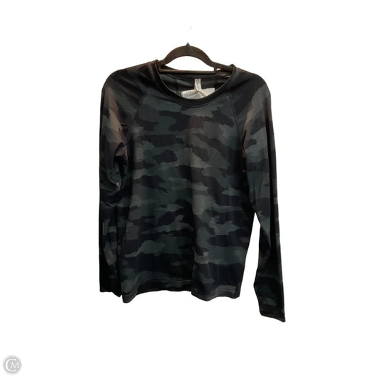 Athletic Top Long Sleeve Collar By Athleta In Camouflage Print, Size: Xl