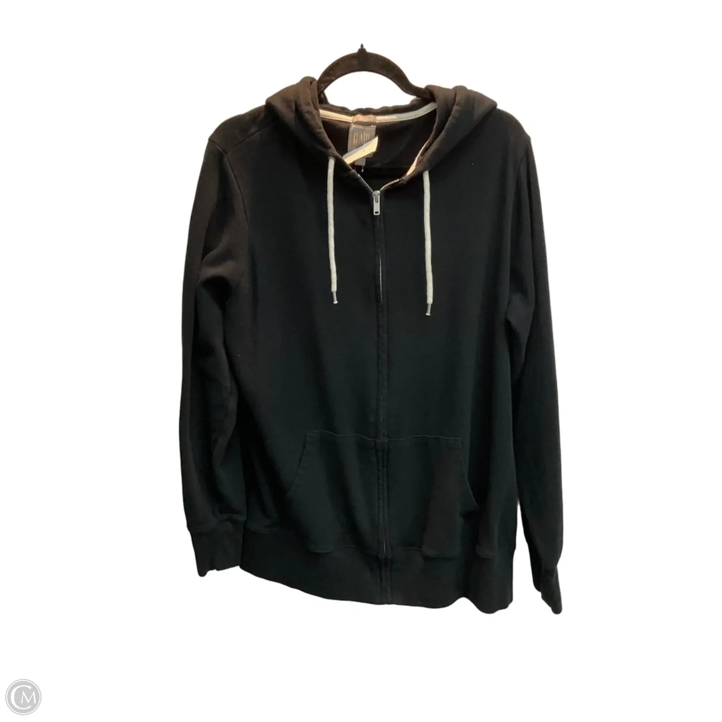 Sweatshirt Hoodie By Gap In Black, Size: Xl