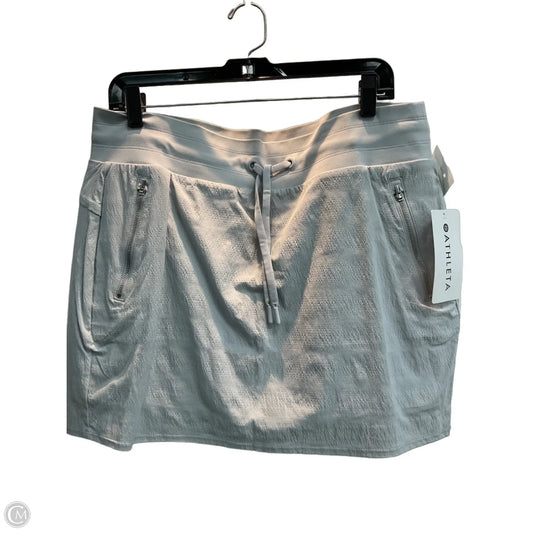 Athletic Skort By Athleta In Grey, Size: 14