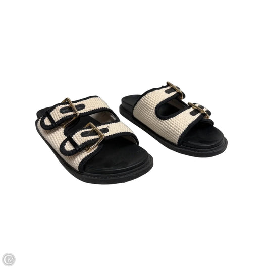 Sandals Flats By Universal Thread In Cream, Size: 9
