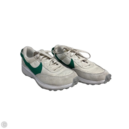 Shoes Sneakers By Nike In Green & White, Size: 8