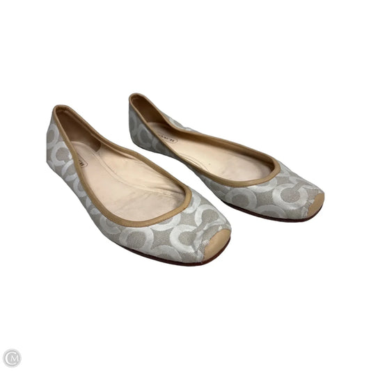 Shoes Designer By Coach In Cream, Size: 7.5