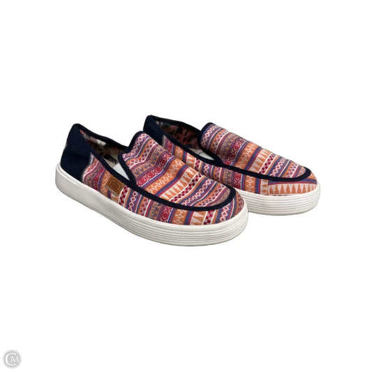 Shoes Sneakers By Hey Dude In Multi-colored, Size: 9
