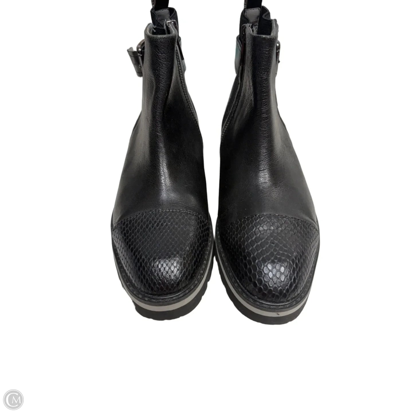 Boots Ankle Flats By Donald Pliner In Black, Size: 9