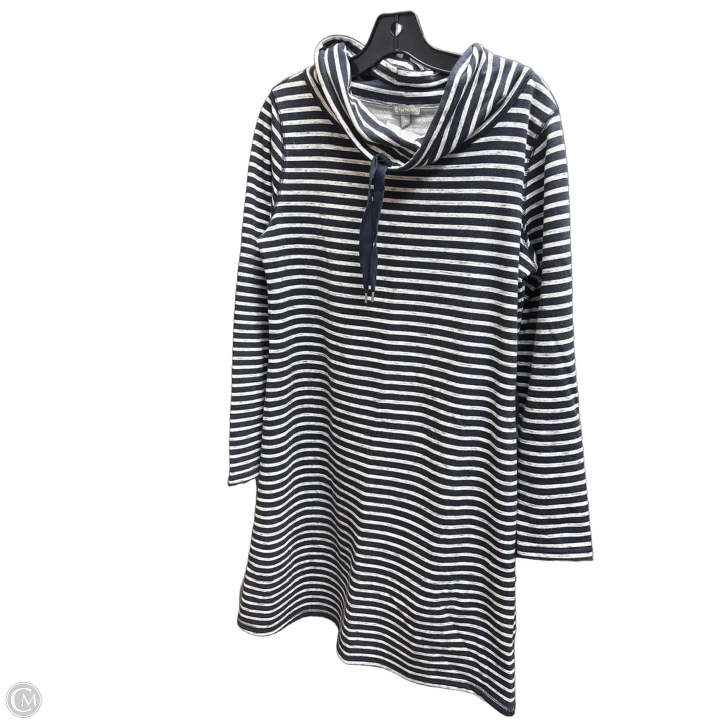 Dress Sweater By Talbots In Striped Pattern, Size: M